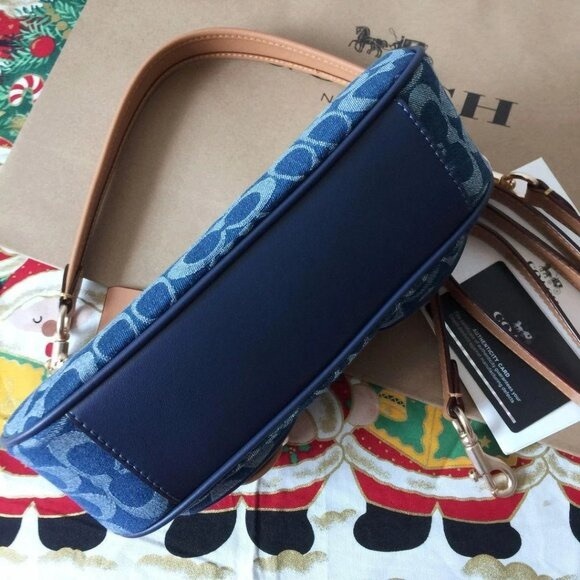 Coach Ashton bag in signature denim CY700 NWT - Picture 7 of 8